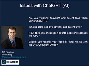 Legal Risks with Using ChatGPT